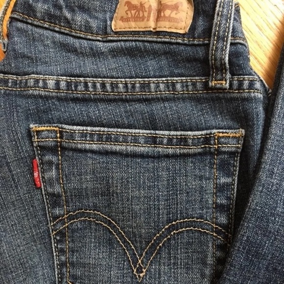 Women's Levis 529 Curvy Bootcut Blue Denim Jeans - SZ 6S - Picture 3 of 4